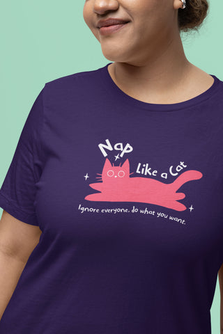 Nap Like a Cat Unisex Soft and Light T-shirt