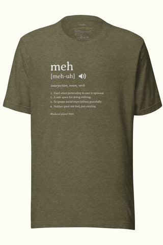 Meh Unisex t-shirt